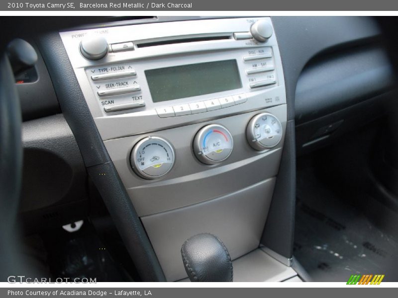 Barcelona Red Metallic / Dark Charcoal 2010 Toyota Camry SE