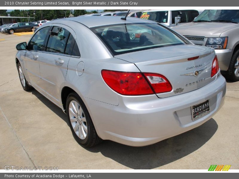 Bright Silver Metallic / Dark Slate Gray 2010 Chrysler Sebring Limited Sedan