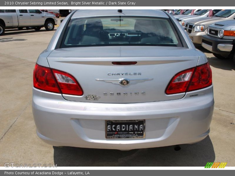 Bright Silver Metallic / Dark Slate Gray 2010 Chrysler Sebring Limited Sedan