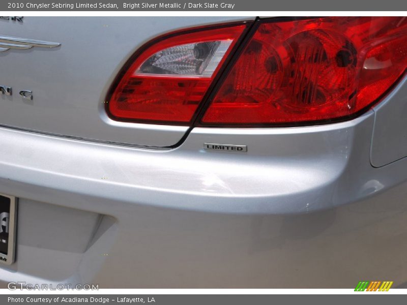 Bright Silver Metallic / Dark Slate Gray 2010 Chrysler Sebring Limited Sedan