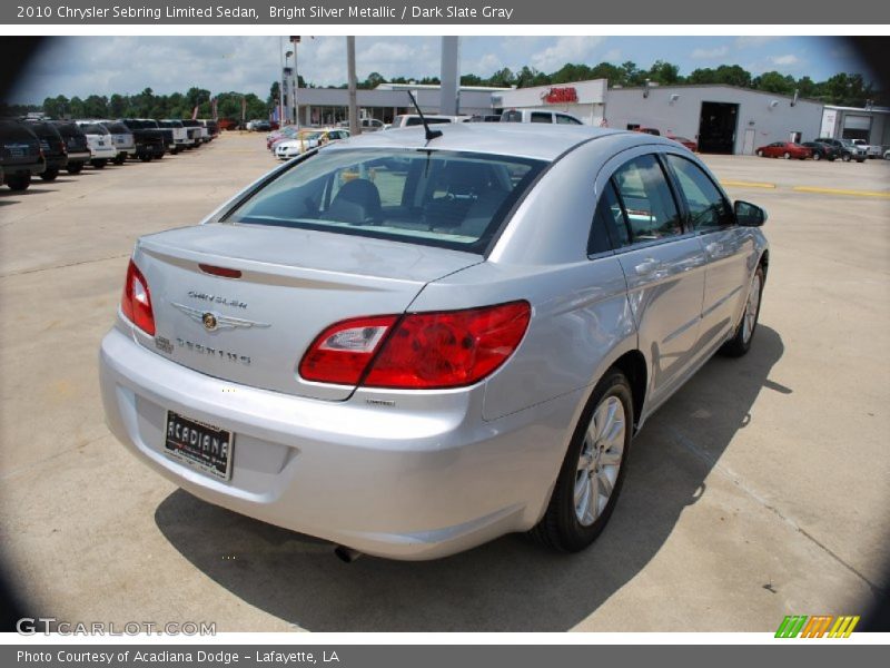Bright Silver Metallic / Dark Slate Gray 2010 Chrysler Sebring Limited Sedan