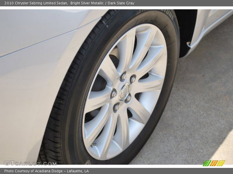 Bright Silver Metallic / Dark Slate Gray 2010 Chrysler Sebring Limited Sedan
