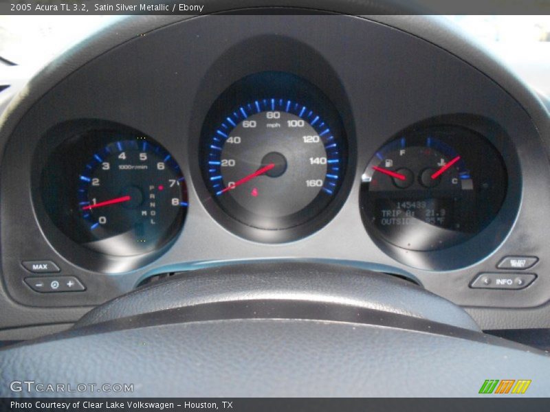 Satin Silver Metallic / Ebony 2005 Acura TL 3.2
