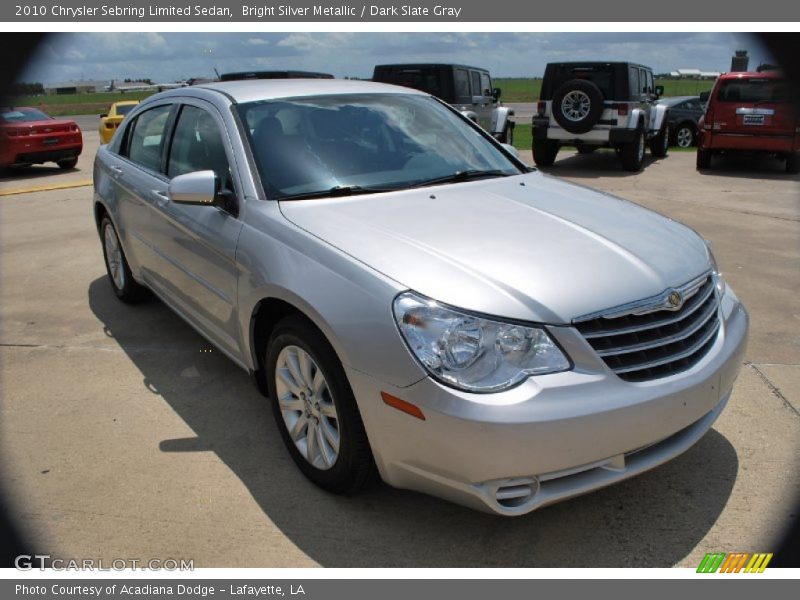 Bright Silver Metallic / Dark Slate Gray 2010 Chrysler Sebring Limited Sedan
