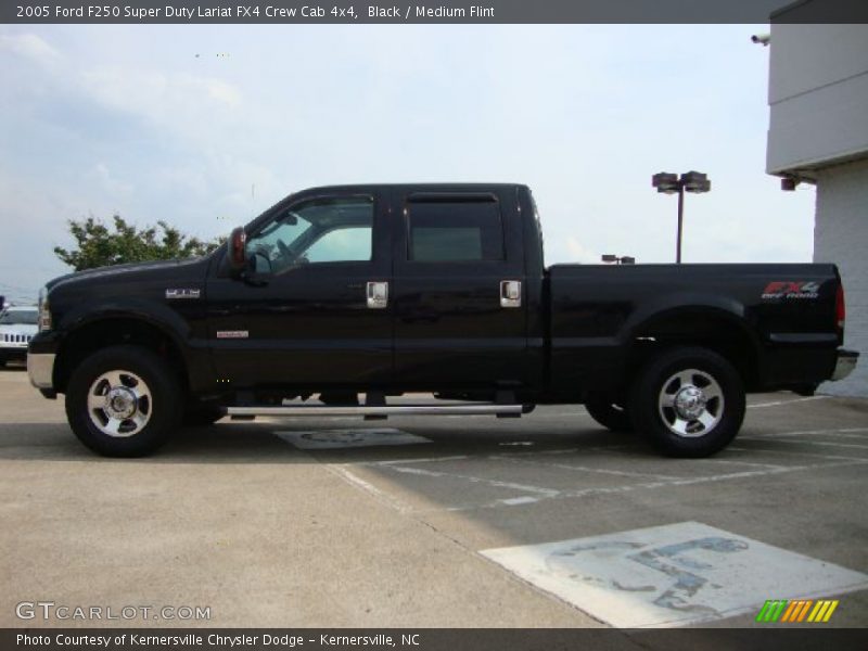 Black / Medium Flint 2005 Ford F250 Super Duty Lariat FX4 Crew Cab 4x4