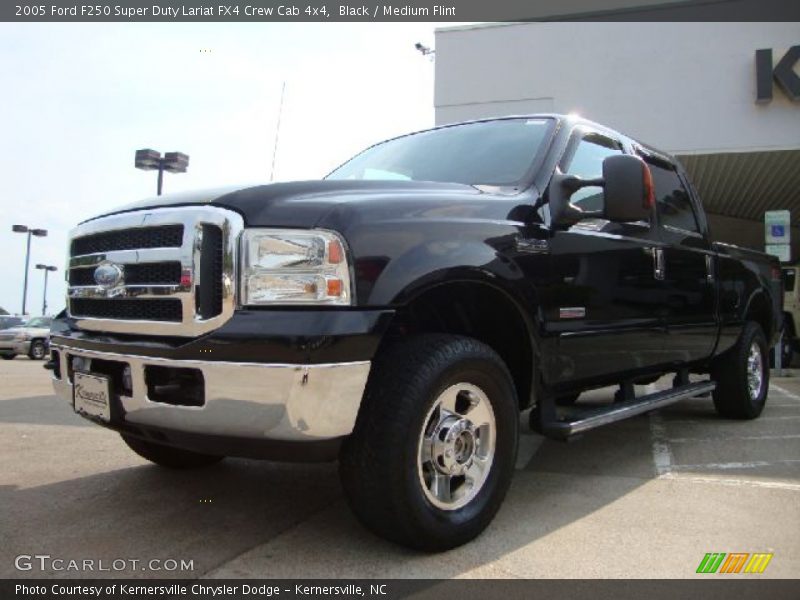Black / Medium Flint 2005 Ford F250 Super Duty Lariat FX4 Crew Cab 4x4