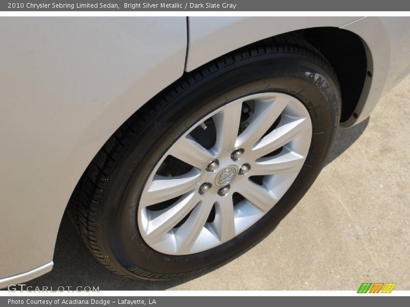 Bright Silver Metallic / Dark Slate Gray 2010 Chrysler Sebring Limited Sedan