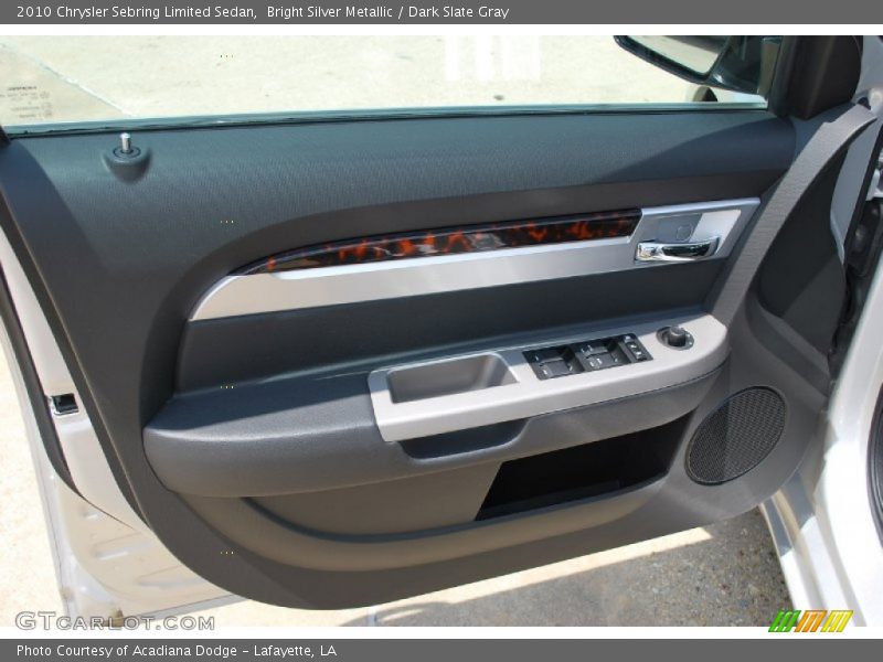 Bright Silver Metallic / Dark Slate Gray 2010 Chrysler Sebring Limited Sedan