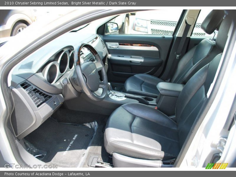 Bright Silver Metallic / Dark Slate Gray 2010 Chrysler Sebring Limited Sedan