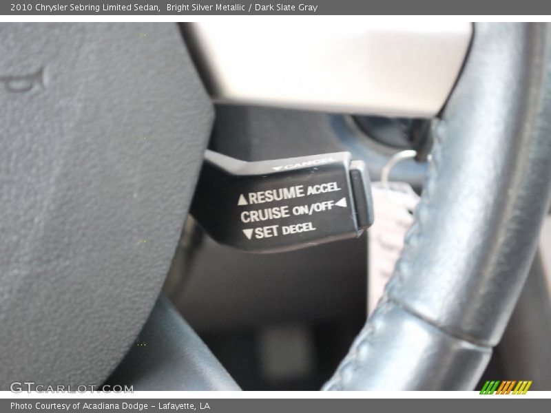 Bright Silver Metallic / Dark Slate Gray 2010 Chrysler Sebring Limited Sedan