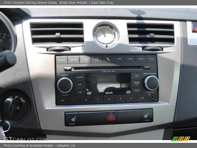 Bright Silver Metallic / Dark Slate Gray 2010 Chrysler Sebring Limited Sedan