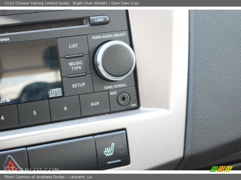 Bright Silver Metallic / Dark Slate Gray 2010 Chrysler Sebring Limited Sedan