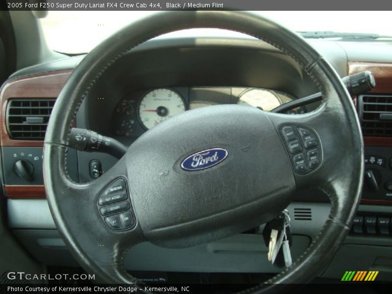 Black / Medium Flint 2005 Ford F250 Super Duty Lariat FX4 Crew Cab 4x4