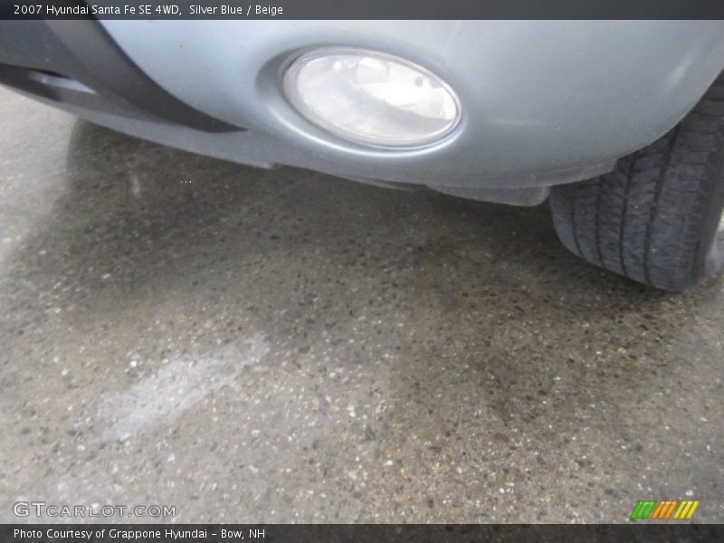 Silver Blue / Beige 2007 Hyundai Santa Fe SE 4WD