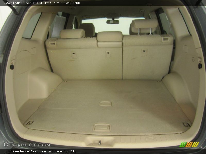 Silver Blue / Beige 2007 Hyundai Santa Fe SE 4WD