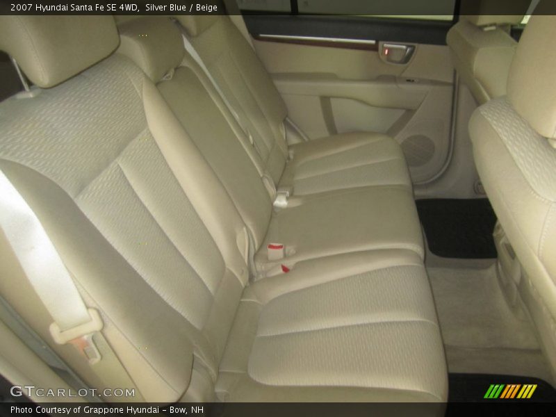 Silver Blue / Beige 2007 Hyundai Santa Fe SE 4WD