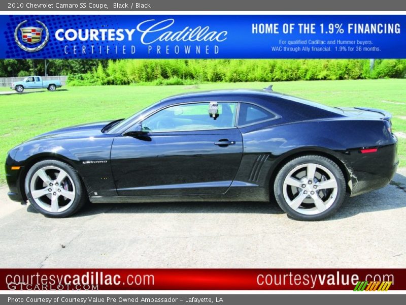Black / Black 2010 Chevrolet Camaro SS Coupe