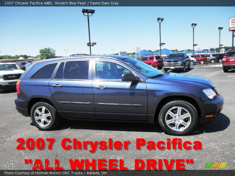 Modern Blue Pearl / Pastel Slate Gray 2007 Chrysler Pacifica AWD