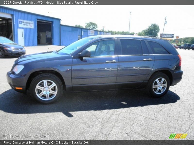 Modern Blue Pearl / Pastel Slate Gray 2007 Chrysler Pacifica AWD