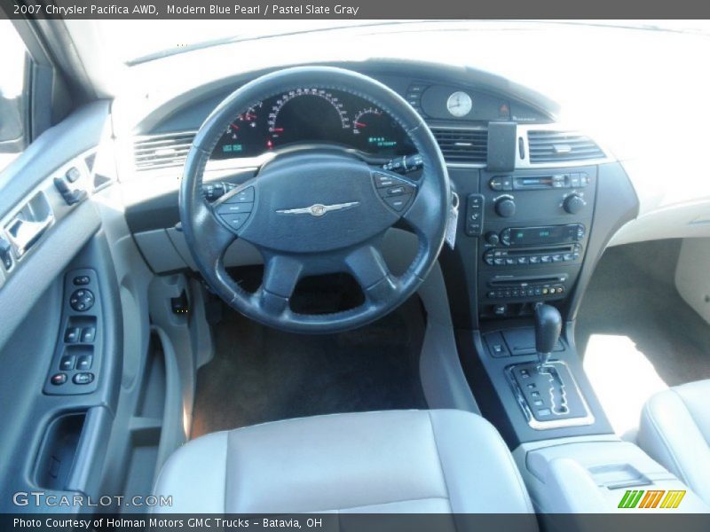 Modern Blue Pearl / Pastel Slate Gray 2007 Chrysler Pacifica AWD