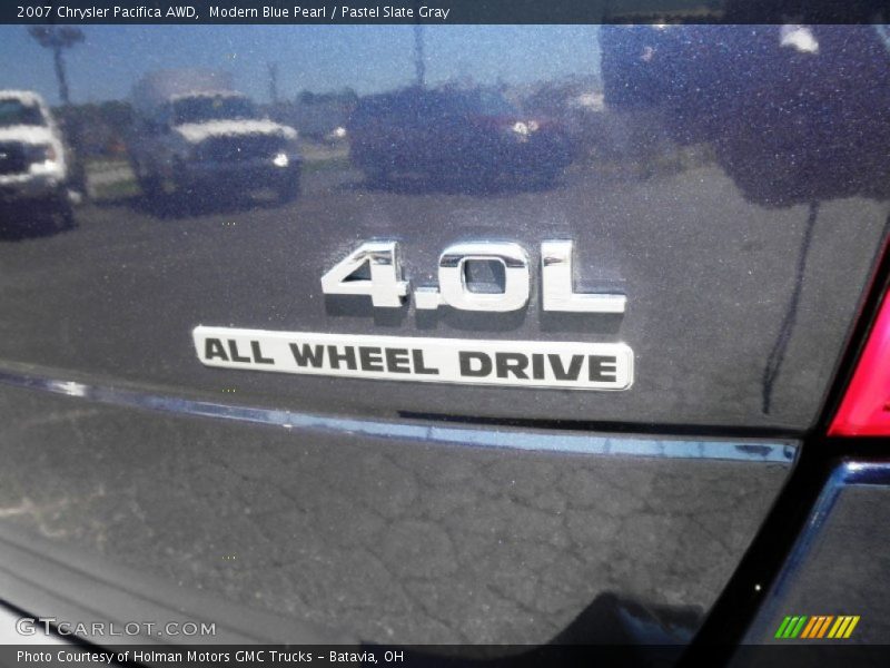 Modern Blue Pearl / Pastel Slate Gray 2007 Chrysler Pacifica AWD