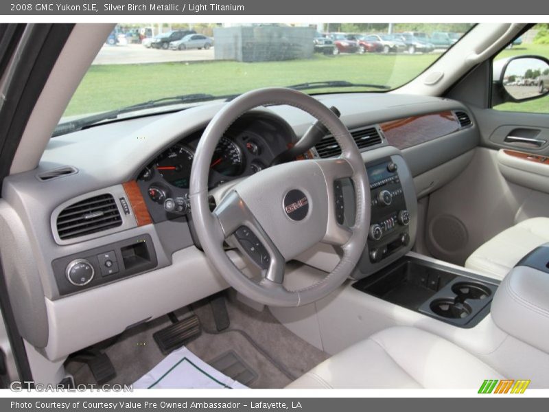 Silver Birch Metallic / Light Titanium 2008 GMC Yukon SLE