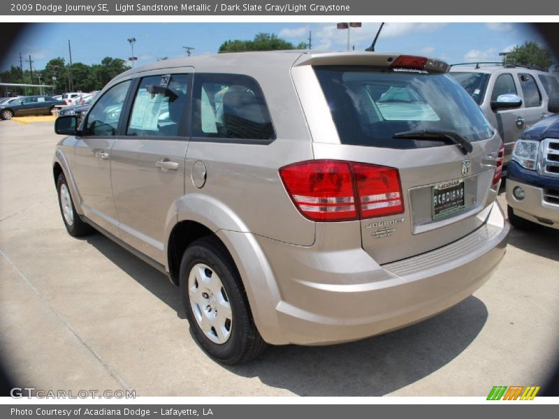 Light Sandstone Metallic / Dark Slate Gray/Light Graystone 2009 Dodge Journey SE