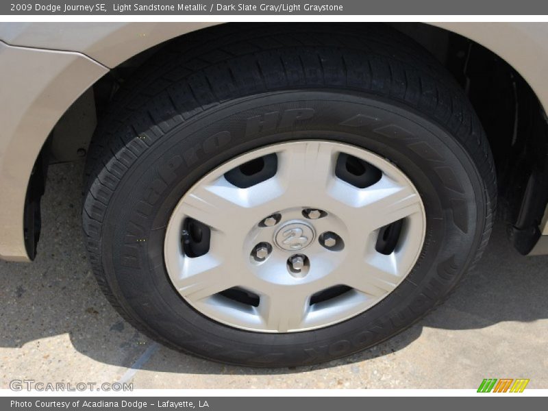 Light Sandstone Metallic / Dark Slate Gray/Light Graystone 2009 Dodge Journey SE