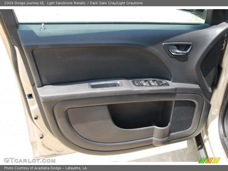Light Sandstone Metallic / Dark Slate Gray/Light Graystone 2009 Dodge Journey SE