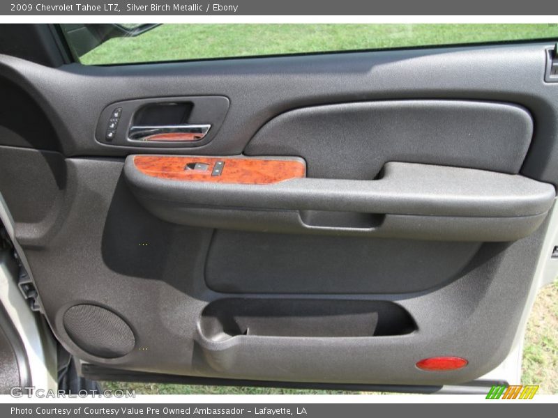 Silver Birch Metallic / Ebony 2009 Chevrolet Tahoe LTZ