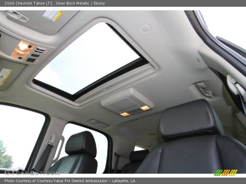 Silver Birch Metallic / Ebony 2009 Chevrolet Tahoe LTZ