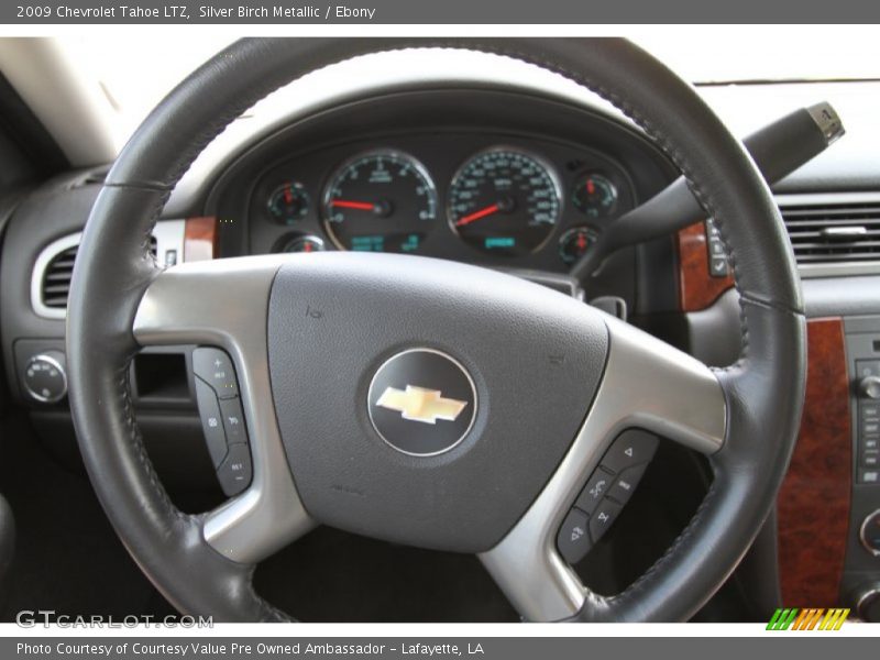 Silver Birch Metallic / Ebony 2009 Chevrolet Tahoe LTZ