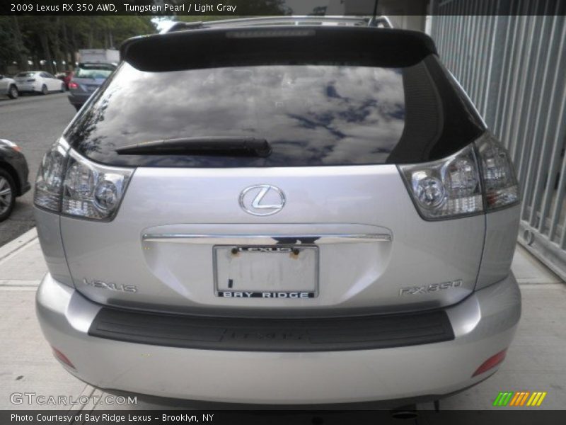Tungsten Pearl / Light Gray 2009 Lexus RX 350 AWD