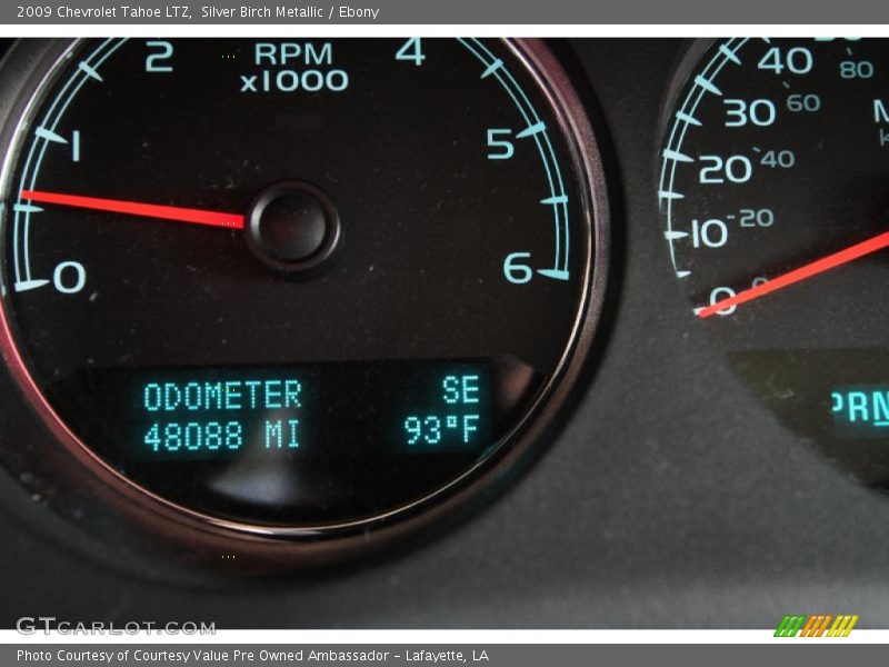 Silver Birch Metallic / Ebony 2009 Chevrolet Tahoe LTZ