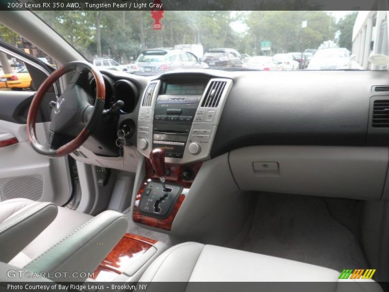 Tungsten Pearl / Light Gray 2009 Lexus RX 350 AWD