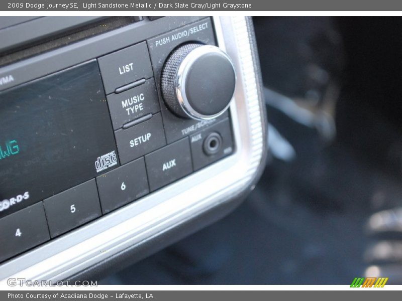 Light Sandstone Metallic / Dark Slate Gray/Light Graystone 2009 Dodge Journey SE