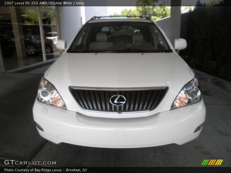 Crystal White / Ivory 2007 Lexus RX 350 AWD