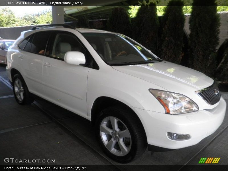 Crystal White / Ivory 2007 Lexus RX 350 AWD