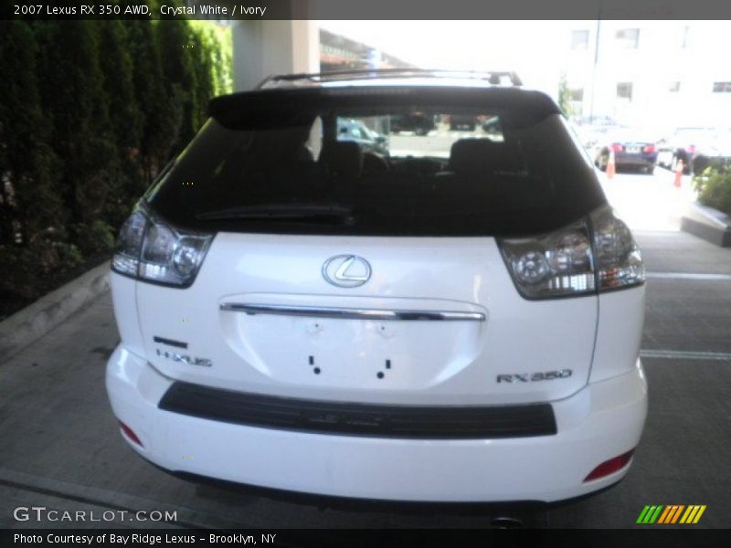 Crystal White / Ivory 2007 Lexus RX 350 AWD