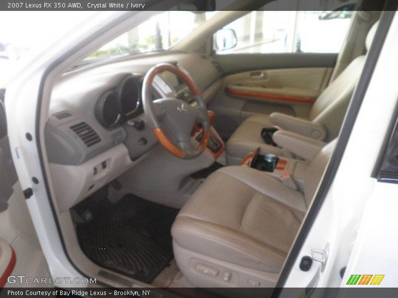 Crystal White / Ivory 2007 Lexus RX 350 AWD