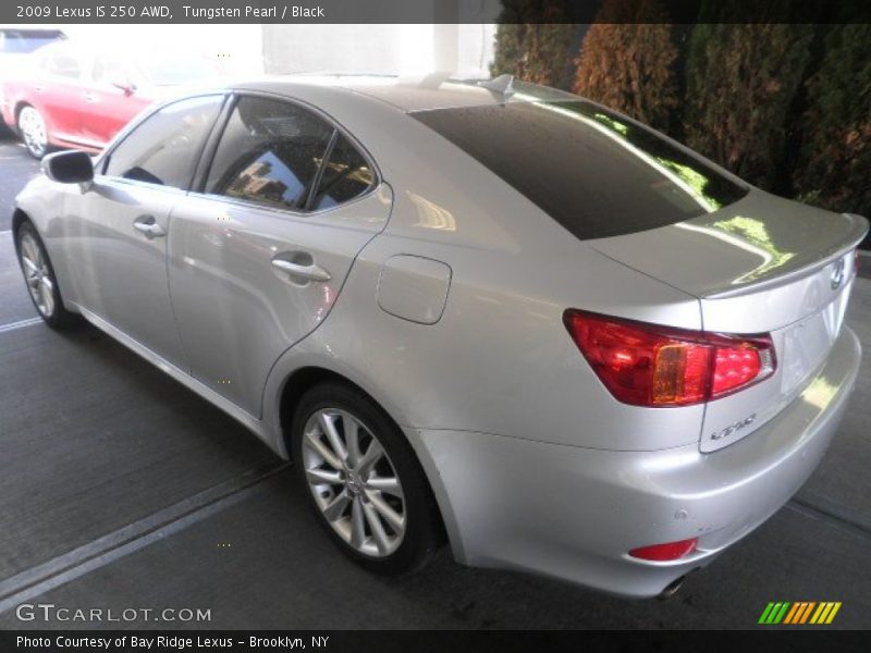 Tungsten Pearl / Black 2009 Lexus IS 250 AWD