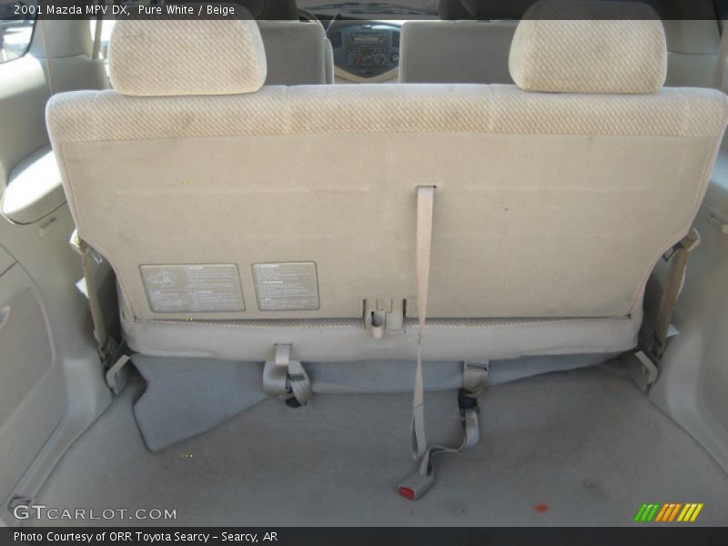 Pure White / Beige 2001 Mazda MPV DX