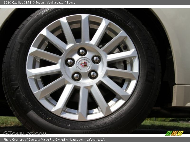 Vanilla Latte / Ebony 2010 Cadillac CTS 3.0 Sedan