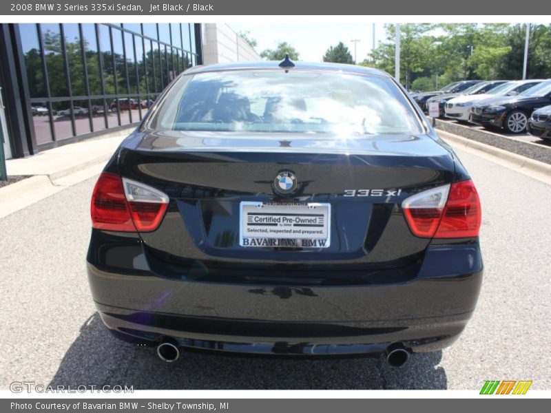 Jet Black / Black 2008 BMW 3 Series 335xi Sedan