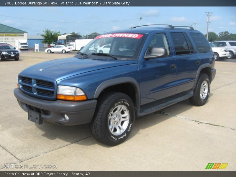 Atlantic Blue Pearlcoat / Dark Slate Gray 2003 Dodge Durango SXT 4x4