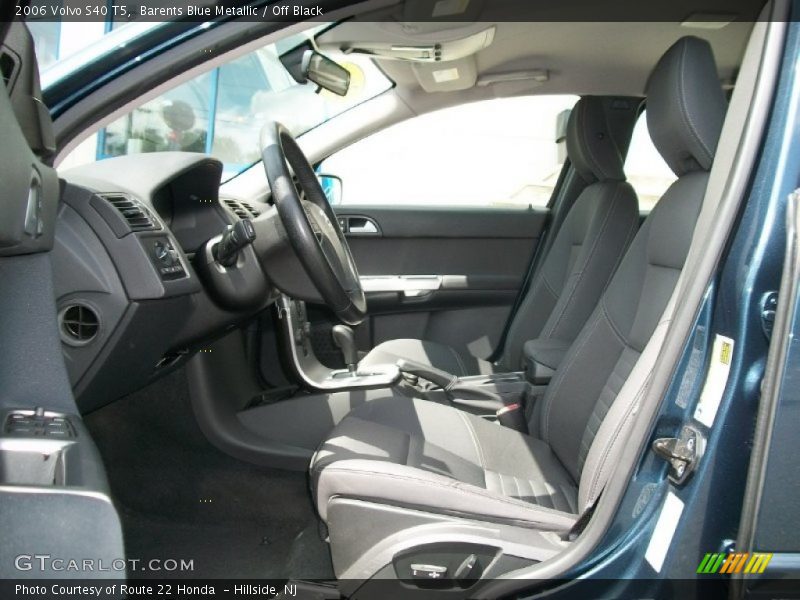 Barents Blue Metallic / Off Black 2006 Volvo S40 T5