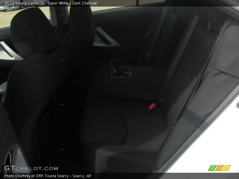 Super White / Dark Charcoal 2011 Toyota Camry SE