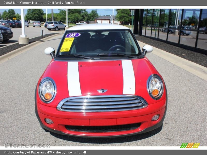Chili Red / Panther Black 2008 Mini Cooper Hardtop