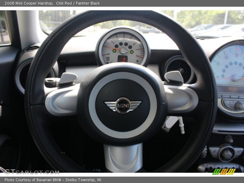 Chili Red / Panther Black 2008 Mini Cooper Hardtop