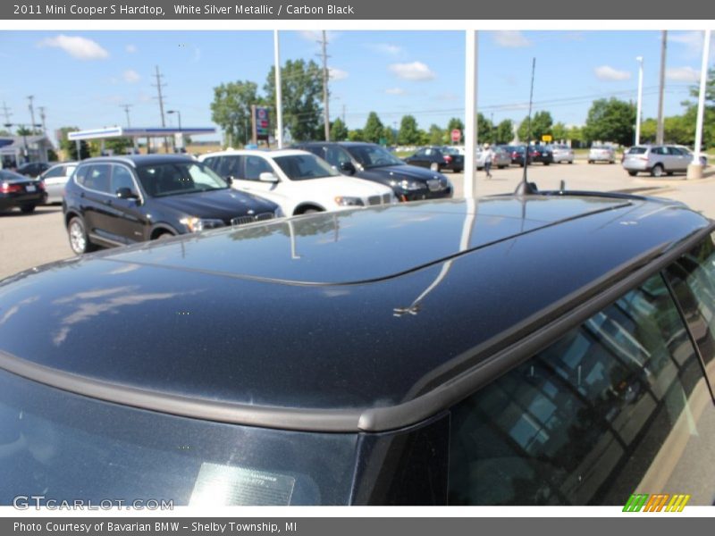 White Silver Metallic / Carbon Black 2011 Mini Cooper S Hardtop